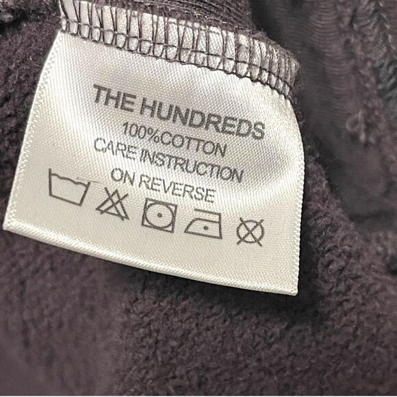 THE HUNDREDS Men’s Bare Spotted Snap Front Hoodie Jacket L - Picture 6 of 7